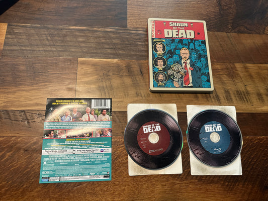 Shaun Of The Dead (4K Ultra HD/Blu ray, Steelbook, 2 Disc, No Digital)