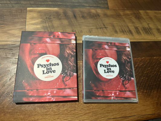 Psychos In Love Blu ray/DVD-Slipcover-Vinegar Syndrome-2 Disc-NEW