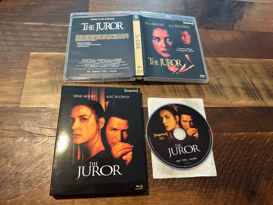 The Juror Blu ray-Imprint-90’s Classic-Demi Moore-Slipcase-