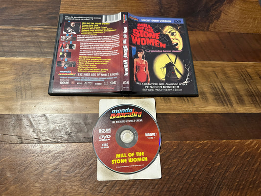Mill of the Stone Women (DVD, Mondo Macabro, Uncut Euro Version)