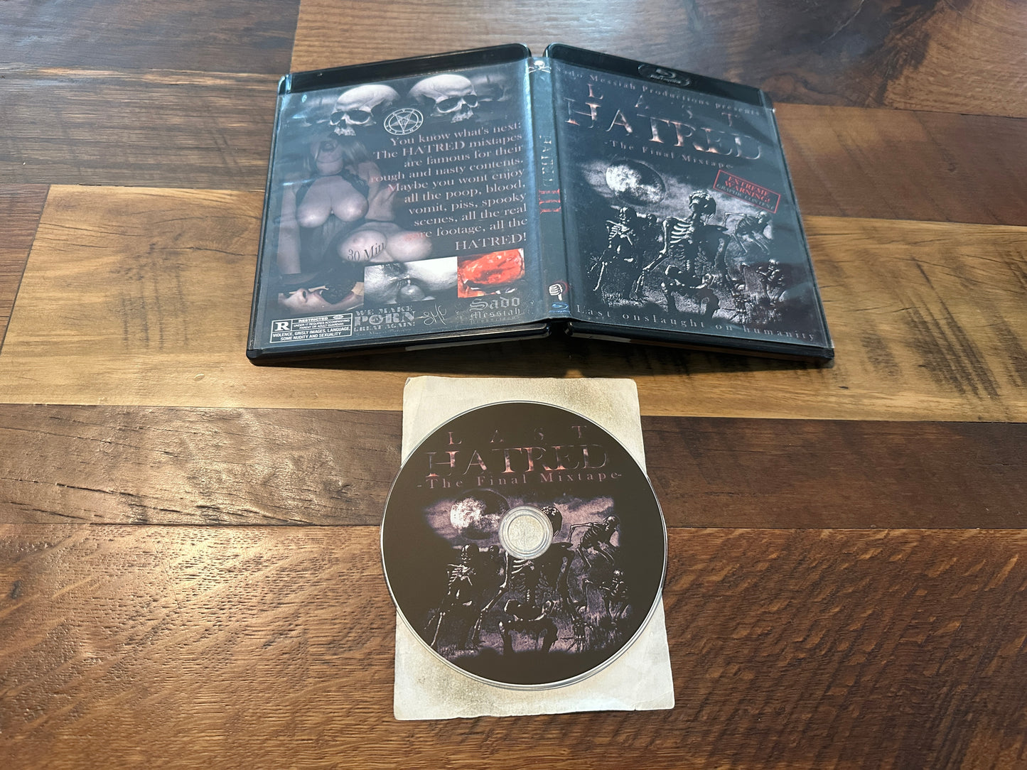 Last Hatred The Final Mixtape (BD-R, Sado Messiah, Disturbing, Very Rare)