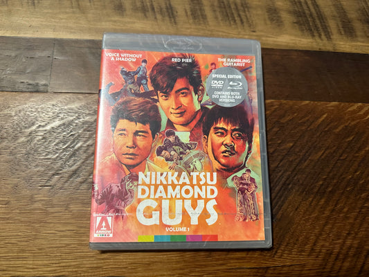 Nikkatsu Diamond Guys Volume 1 Blu ray/DVD-Arrow Video-Sealed/NEW-OOP