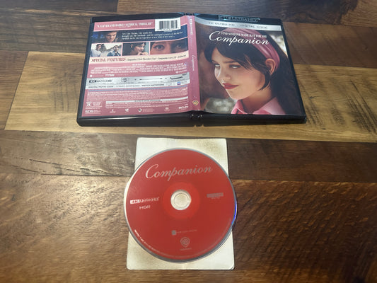 Companion 4K Ultra HD-Warner Bros-2025 Classic-Widescreen-No Digital