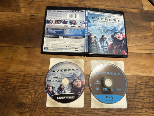 Everest (4K Ultra HD/Blu ray, Universal, True Story, 2 Disc, No Digital)