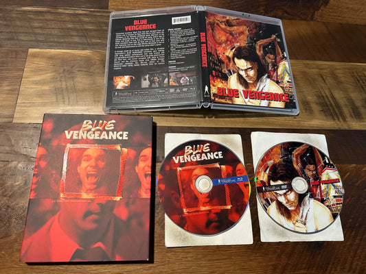 Blue Vengeance Blu ray-Vinegar Syndrome-Slipcover-80’s Classic-