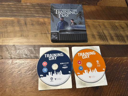 Training Day 4k Ultra HD/Blu ray*Import Steelbook*Warner Bros*2 Disc*