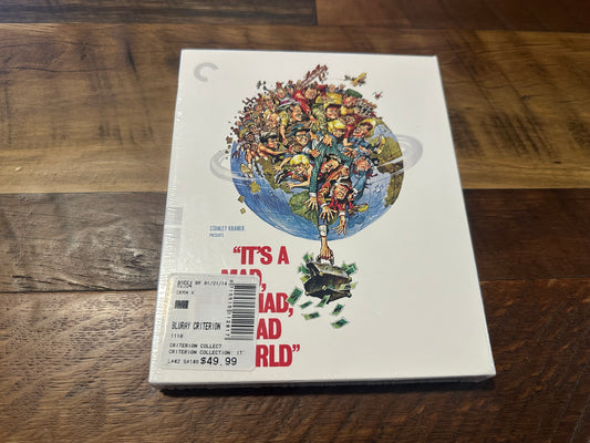 It’s A Mad,Mad,Mad,Mad World Blu ray/DVD-Criterion Collection-Special Ed-NEW