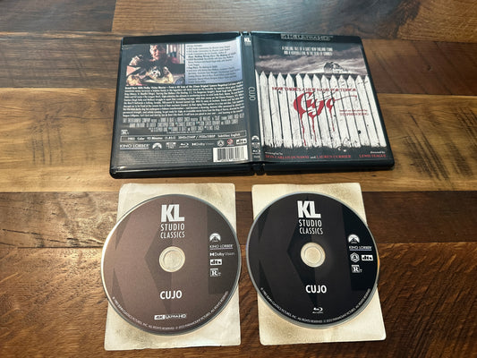 Cujo (4K Ultra HD/Blu ray, Kino Lorber, 80’s Horror Classic, 2 Disc)