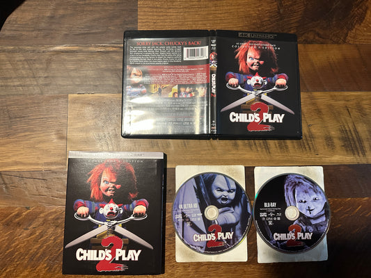 Child’s Play 2 (4K Ultra HD/Blu ray, Scream Factory, Slipcover, Collector’s Ed)