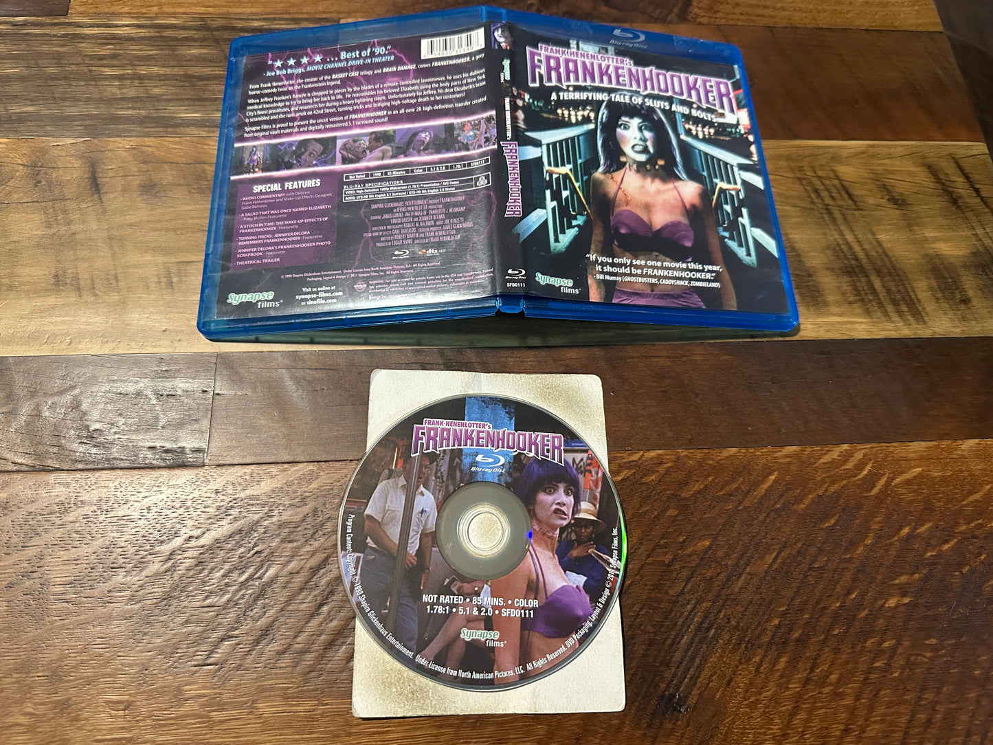 Frankenhooker (Blu ray, Synapse Films, Frank Henenlotter 90’s Horror Classic)