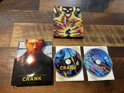 Crank (4K Ultra HD/Blu ray, Lionsgate, Steelbook, Slipcover, No Digital)