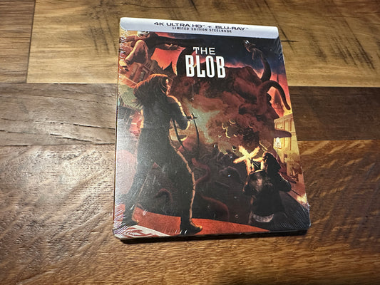 The Blob (4K Ultra HD, Scream Factory, Steelbook, Limited Ed, NEW)