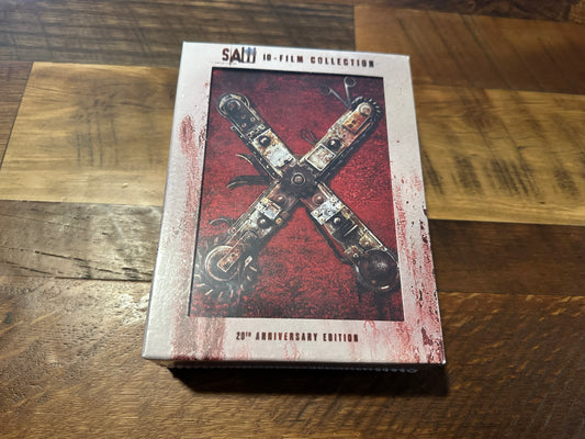 Saw 10 Film Collection (Blu ray, 20th Anniversary Edition, Slipcase, NEW)