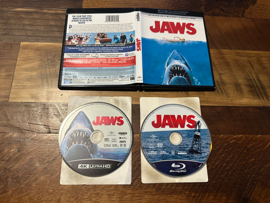 Jaws 4K Ultra HD/Blu ray-Universal-2 Disc-Universal-No Digital-