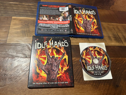 Idle Hands (Blu ray, Scream Factory, Collector’s Ed, 90’s Horror, Slip)