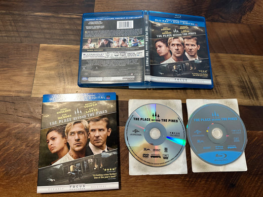 The Place Beyond The Pines Blu ray/DVD-Slipcover-Universal-No Digital