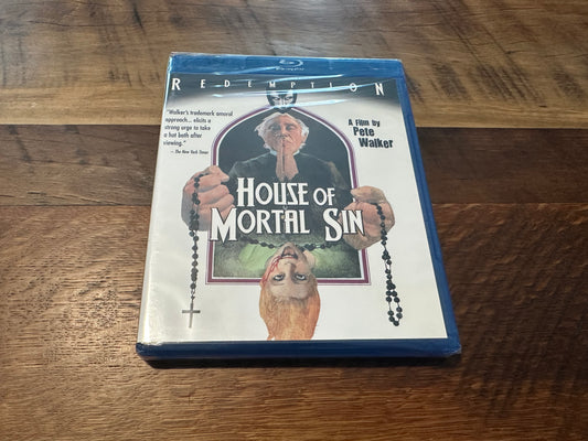 House Of Mortal Sin Blu ray-Redemption Films-70’s Pete Walker-NEW