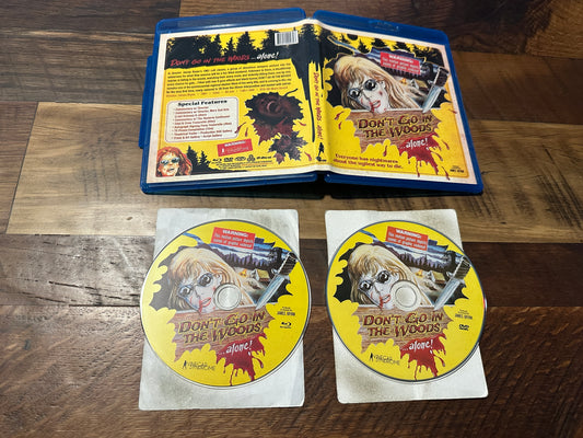 Don’t Go In The Woods … Alone Blu ray/DVD-Vinegar Syndrome-2 Disc-80’s Horror