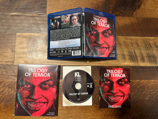 Trilogy Of Terror Blu ray-Kino Lorber-Rare Slipcover-Karen Black-