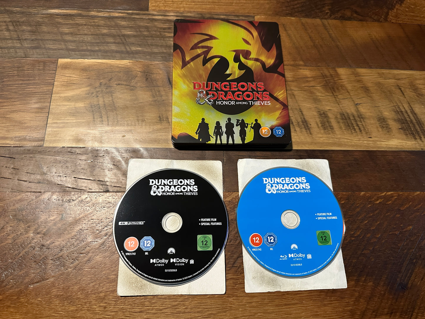 Dungeons & Dragons Honor Among Thieves (4K Ultra HD/Blu ray, Steelbook, No Dig)