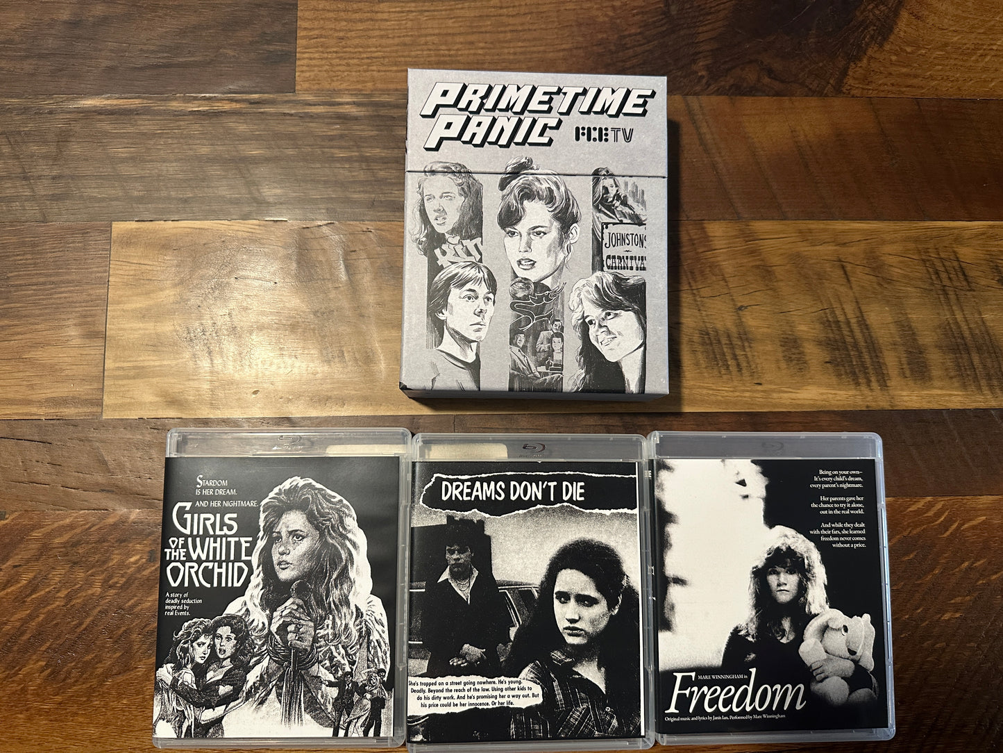 Primetime Panic Vol 1 (Blu ray, Vinegar Syndrome, Boxset, 3 Movies)