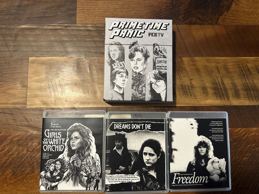 Primetime Panic Vol 1 (Blu ray, Vinegar Syndrome, Boxset, 3 Movies)