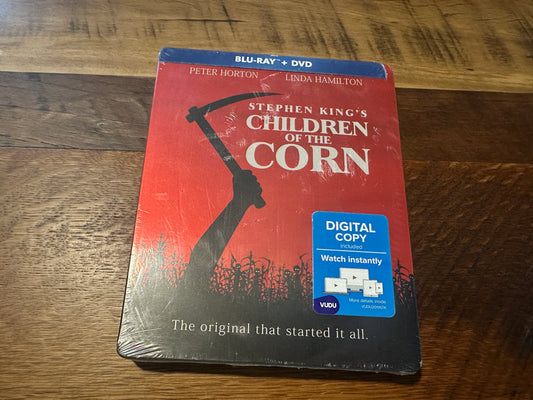 Children of the Corn (Blu ray/DVD, Steelbook, RLJE Films, Widescreen, NEW)