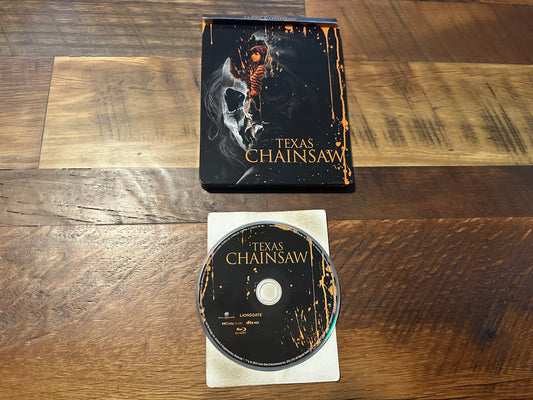 Texas Chainsaw Massacre 2012 Blu ray-Lionsgate-Steelbook-No Digital