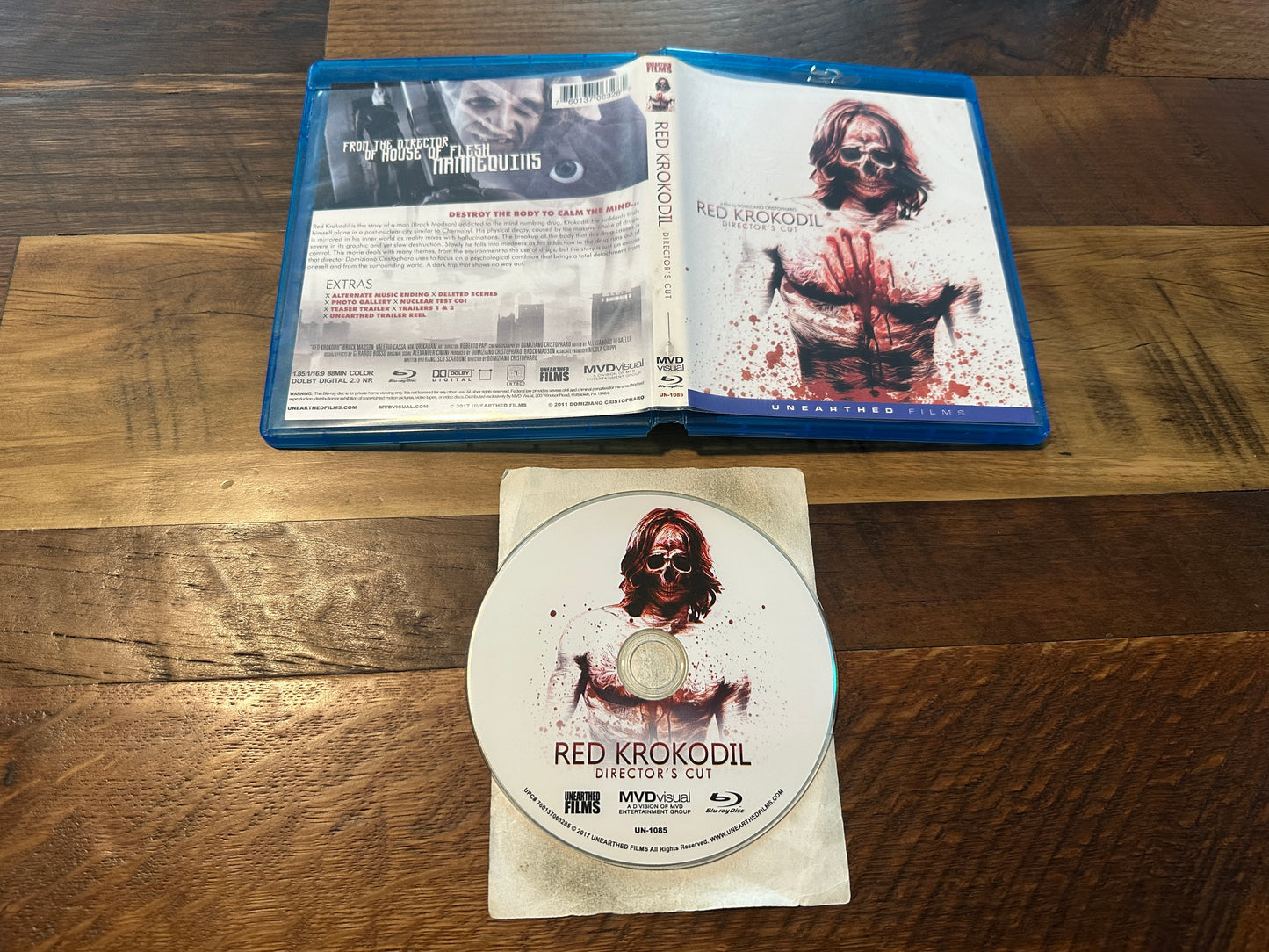 Red Krokodil (Blu ray, Unearthed Films, Director’s Cut, Obscure Horror)