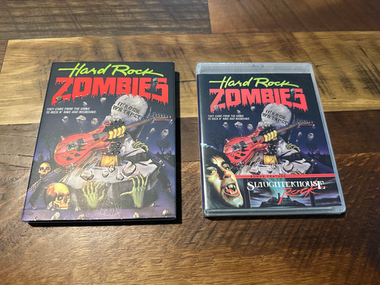 Hard Rock Zombies & Slaughterhouse Rock Blu ray-Vinegar-Slip-NEW