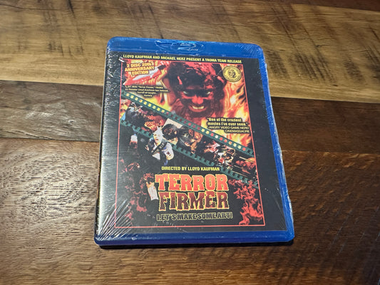 Terror Firmer (Blu ray, Troma Entertainment, 2 Disc, Classic Horror, NEW)