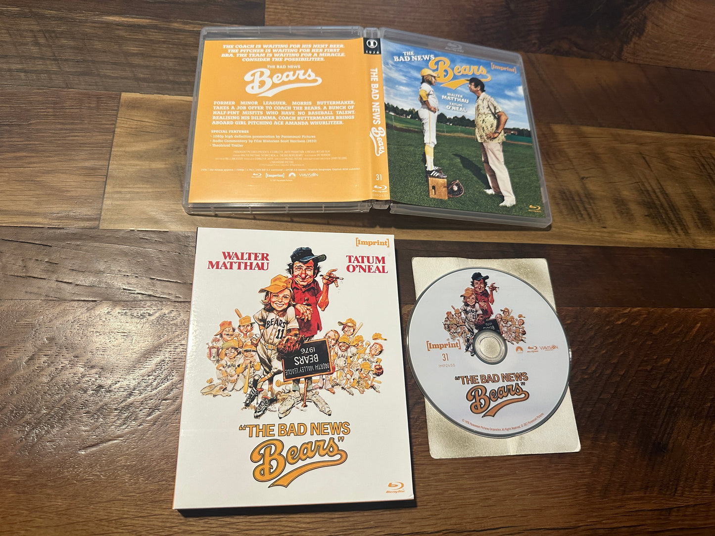 The Bad News Bears Blu ray-Imprint-Slipcase-70’s Walter Matthau Classic-