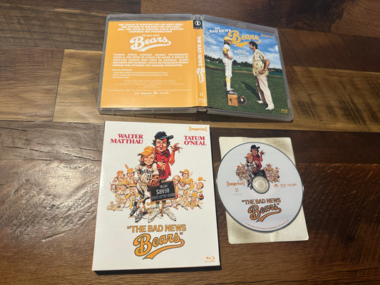 The Bad News Bears Blu ray-Imprint-Slipcase-70’s Walter Matthau Classic-