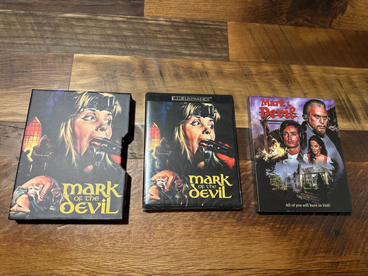 Mark of the Devil (4K Ultra HD, Vinegar Syndrome, Hard Slipcover, NEW)