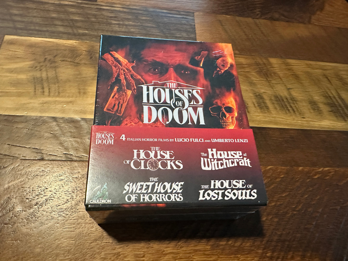The Houses of Doom (Blu ray, Cauldron Films, Boxset, Limited Ed, 4 Movies, NEW)