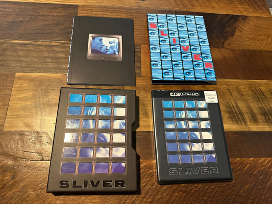 Sliver (4K Ultra HD/Blu ray-Vinegar Syndrome-90’s Classic-Hard Slipcover, NEW)