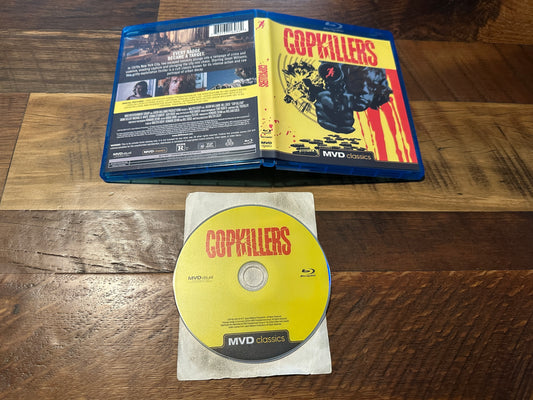 Cop Killers (Blu ray, MVD Visual, 70’s Classic, Widescreen, Region Free)