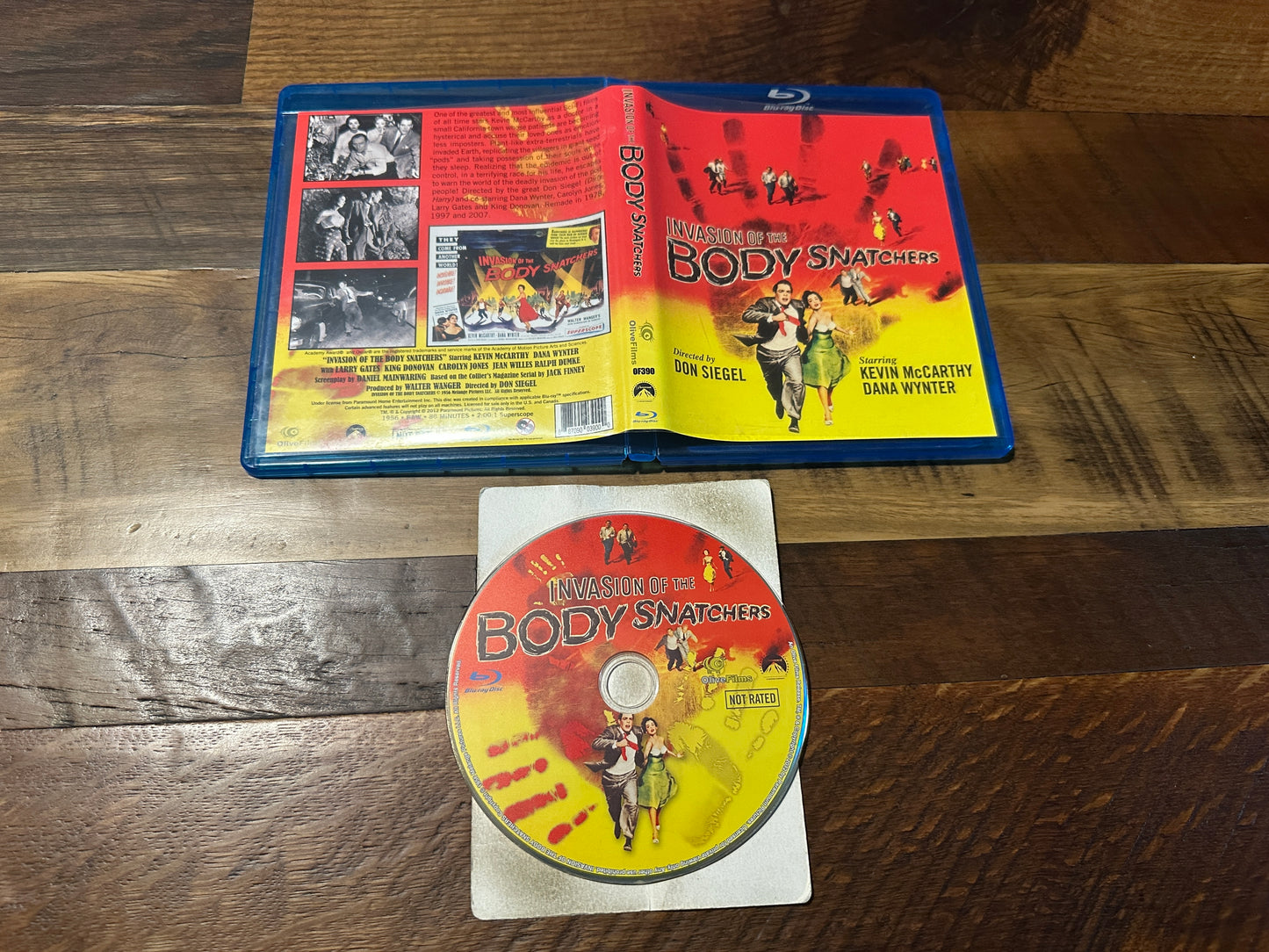 Invasion of the Body Snatchers 1956 (Blu ray, Olive Films, Classic)