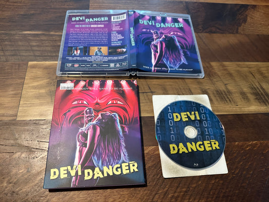 Devi Danger Blu ray-Vinegar Syndrome Partner Label-Slipcover-