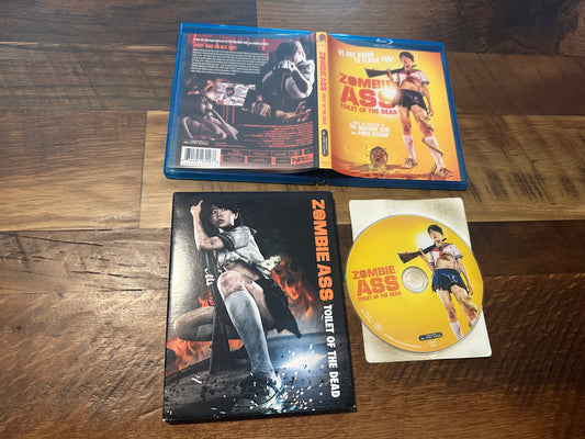 Zombie Ass Toilet Of The Dead Blu ray-Slipcase-Media Blasters-Classic