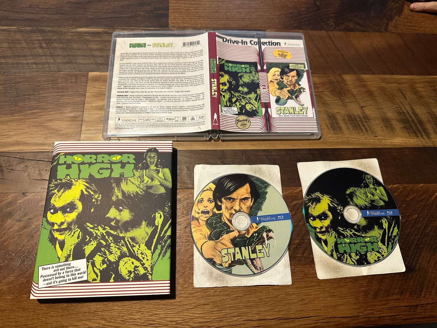 Horror High & Stanley (Blu ray Vinegar Syndrome, Slipcover, 70's Horror)