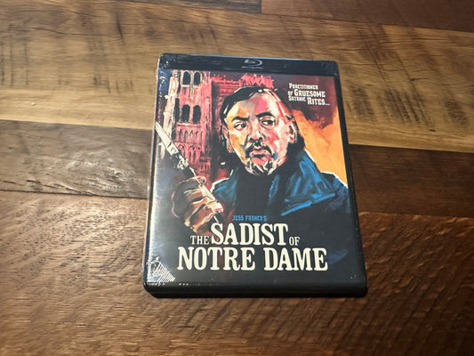 The Sadist of Notre Dame Blu ray-Severin Films-Jess Franco-70’s Classic-NEW-