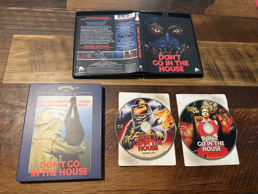 Don’t Go In The House Blu ray-Severin Video-Slipcover-Classic Horror-