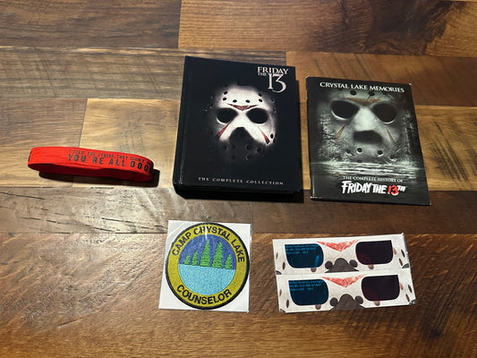 Friday The 13th The Complete Collection Blu ray-10 Disc Set-Glasses-No Digital