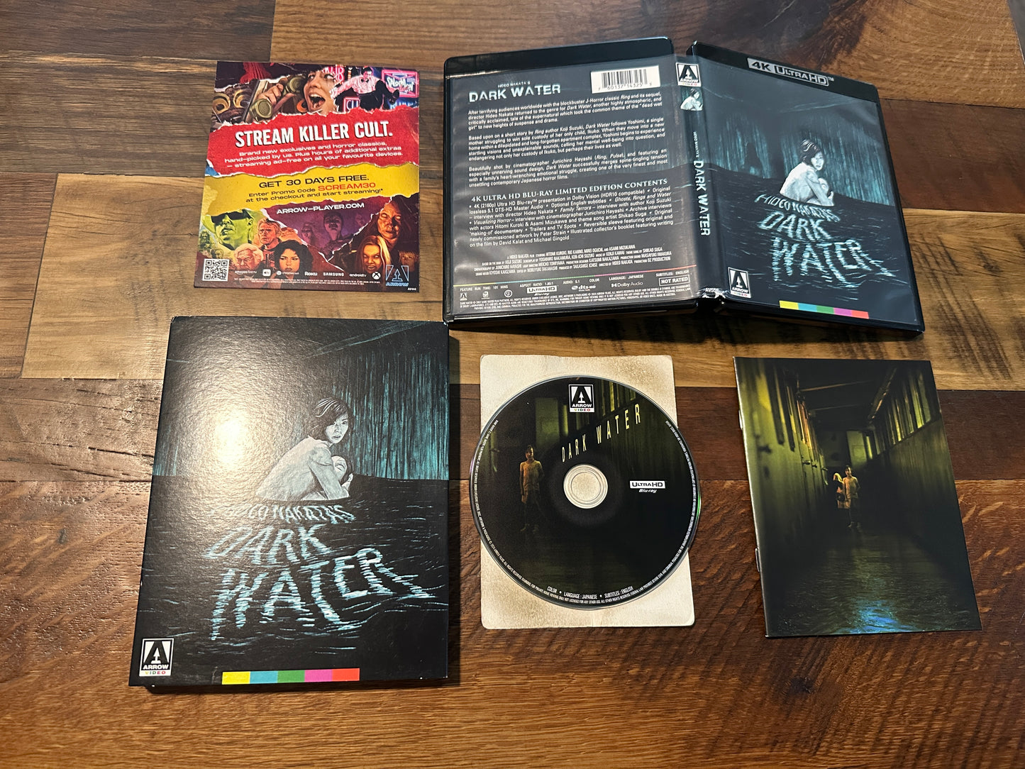 Dark Water (4K Ultra HD, Arrow Video, Rare Slipcover, Limited Edition)