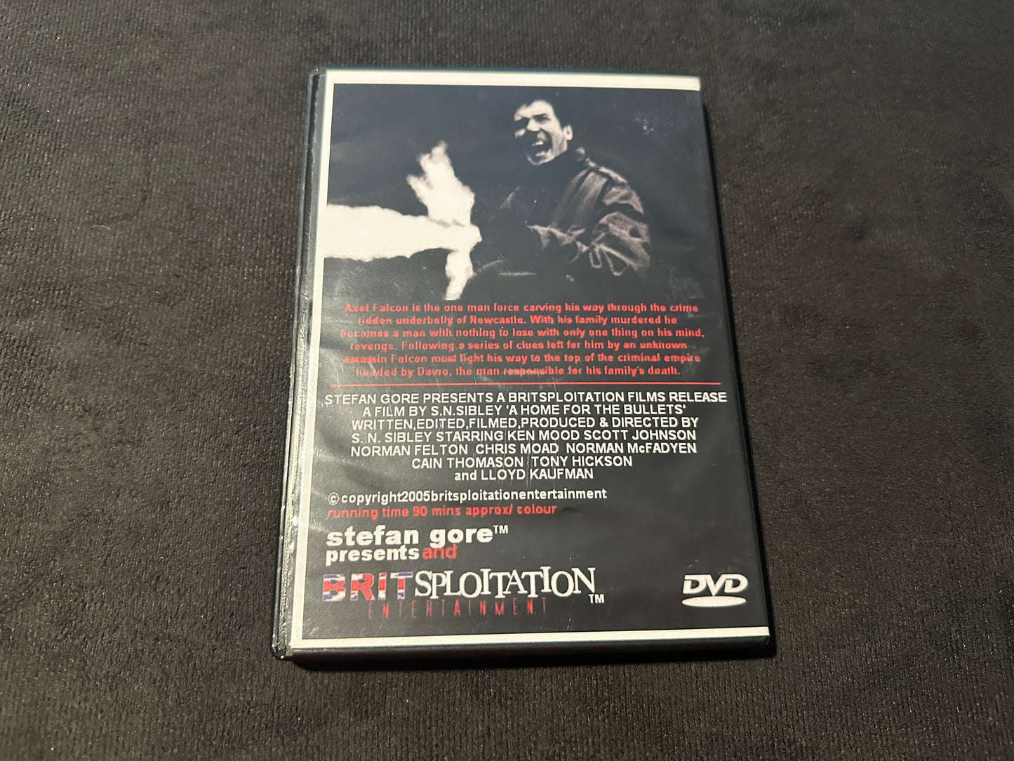 A Home For the Bullets (DVD-R, Signed, Britsploitation Entertainment)
