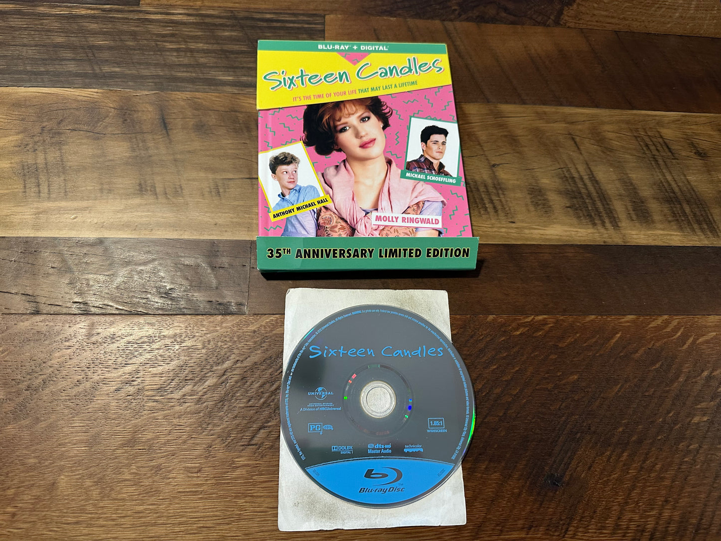 Sixteen Candles Blu ray-Digibook-35 Anniversary Limited Ed-No Digital