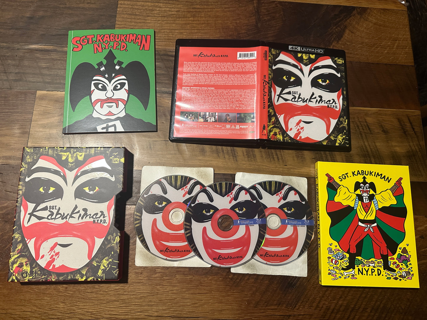 SGT.Kabukiman N.Y.P.D. (4K Ultra HD, Slipcase, Booklet, Vinegar Syndrome, 3 Disc)