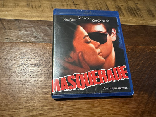 Masquerade (Blu ray, Kino Lorber, Meg Tilly 80’s Classic, NEW/Sealed)