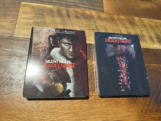 Silent Night Deadly Night (4K Ultra HD, Steelbook, Cineverse, Slipcover, NEW)